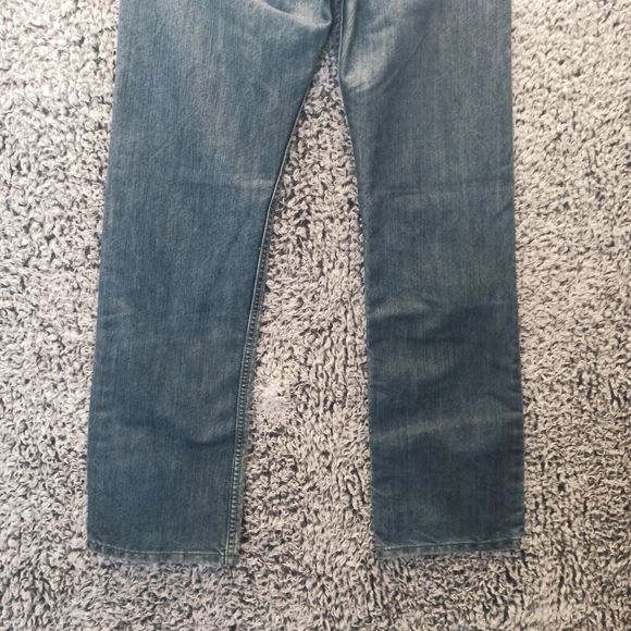 Levi's 514 Jeans Men 18 Regular W29X L29 Denim Slim Straight Blue Med Wash - Picture 7 of 9